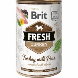 Brit Fresh vådfoder med kalkun og ærter