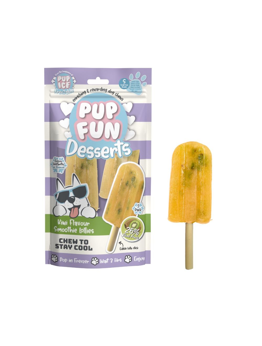 Puf Fun Dessert Smoothie med kiwi