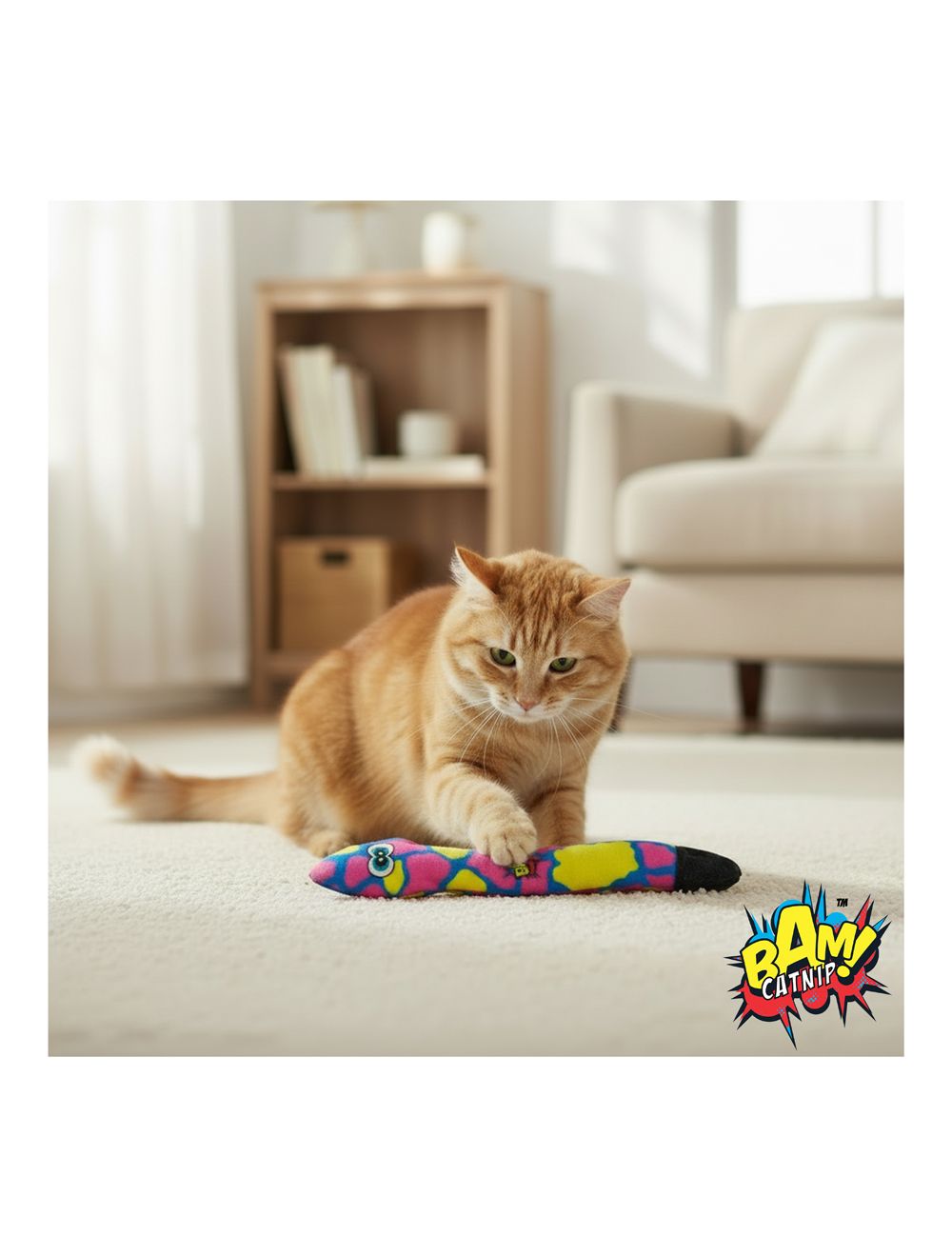 BAM! Kattelegetøj med Premium Catnip - Billede 4